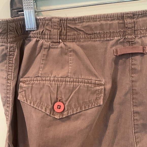 J. Jill Genuine Fit at Waist Brown Casual Cropped Cotton Pants Women’s Size 13 - Picture 5 of 10